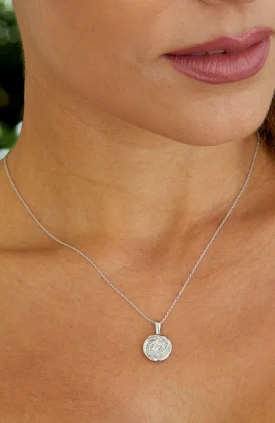 Savvy Cie Jewels Diamond Sterlin Drop 0.10 In Metallic