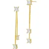 Savvy Cie Jewels Drop Earrings In Gold