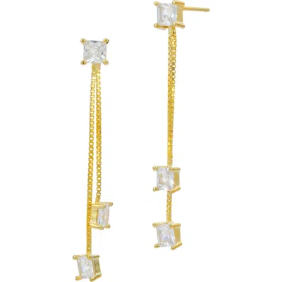 Savvy Cie Jewels Drop Earrings In Gold