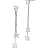 Savvy Cie Jewels Drop Earrings In Metallic