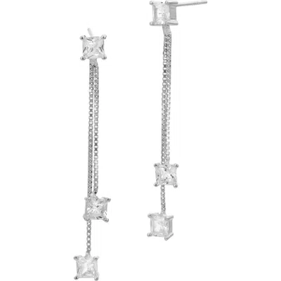 Savvy Cie Jewels Drop Earrings In Metallic