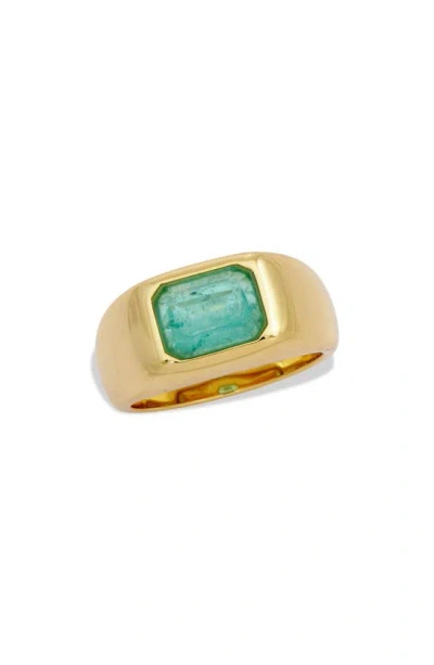 Savvy Cie Jewels Dublet Cz Ring In Yellow