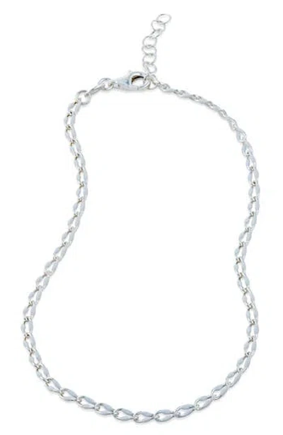 SAVVY CIE JEWELS SAVVY CIE JEWELS ENAMEL DOT CHAIN ANKLET