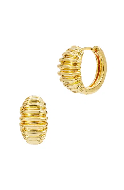 Savvy Cie Jewels Graham Hoop Ear In Yellow