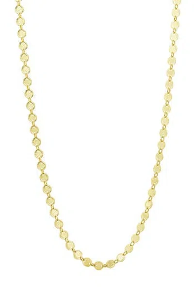 Savvy Cie Jewels Italian Chain Necklace In Yellow