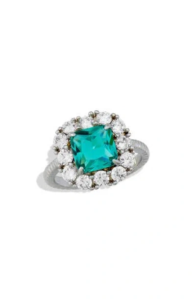 Savvy Cie Jewels Paraíba Cubic Zirconia Statement Ring