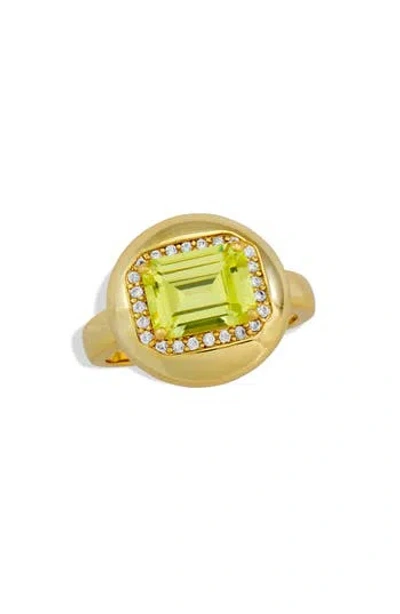 Savvy Cie Jewels Puffy Cz Halo Ring