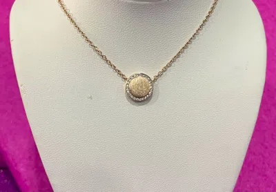 Savvy Cie Jewels Satin Finish Cz Halo Nk