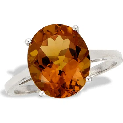 Savvy Cie Jewels Semiprecious Stone Solitaire Ring