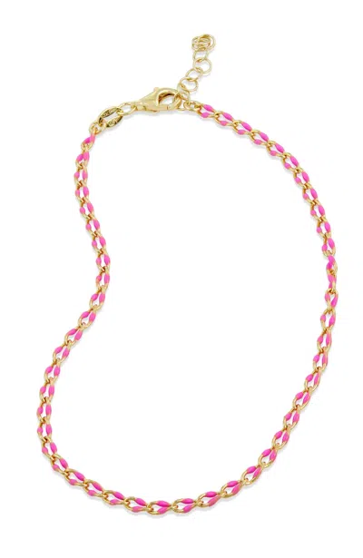 Savvy Cie Jewels Sterling Silver Turquoise Resin Enamel Anklet In Multi