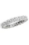 Savvy Cie Jewels Sterling Silver White Cz Ring In Silver