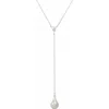 Savvy Cie Jewels Teardrop Y-necklace