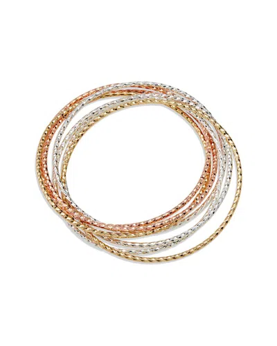 Savvy Cie Set Of 7 Bangle Bracelets