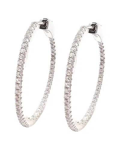 Savvy Cie Silver Cz Earrings