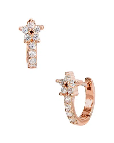 Savvy Cie Silver Cz Star Earrings