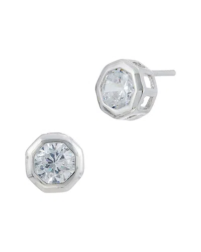 Savvy Cie Silver Cz Studs