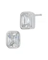 Savvy Cie Silver Cz Studs