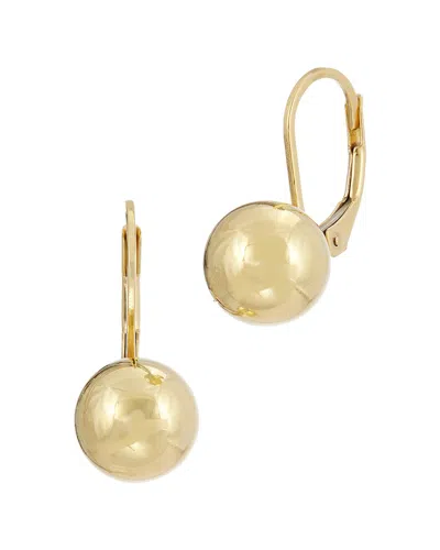 Savvy Cie Silver Earrings In Gold