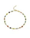 Savvy Cie Silver Evil Eye Ankle Bracelet