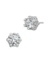 Savvy Cie Silver Halo Studs