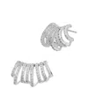 Savvy Cie Silver Huggie Earrings