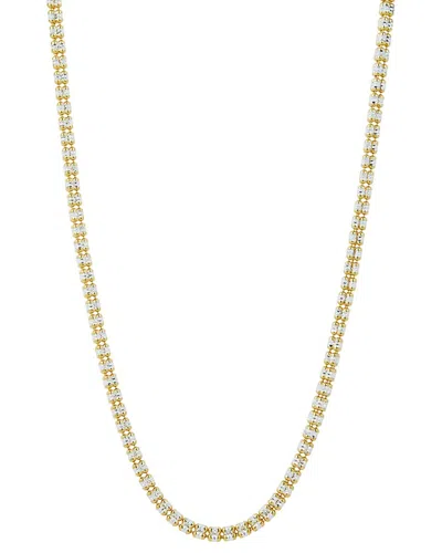Savvy Cie Silver Necklace In Gold