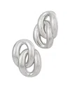 Savvy Cie Silver Plated Drop Earrings In Metallic