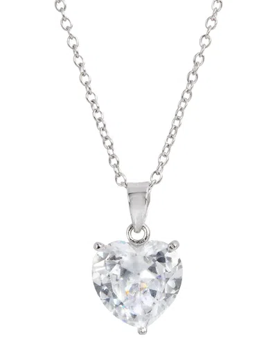 Savvy Cie Sterling Silver Baguette Pendnat In Metallic