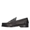 Saxone Flat Shoes Black In Nero Neri E Grigi