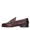 Saxone Flat Shoes Bordeaux In Bordeaux Marroni