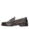 Saxone Flat Shoes Dark Brown In Testa Di Moro Scuri