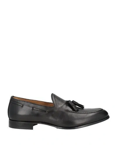 Saxone Man Loafers Black Size 10 Leather