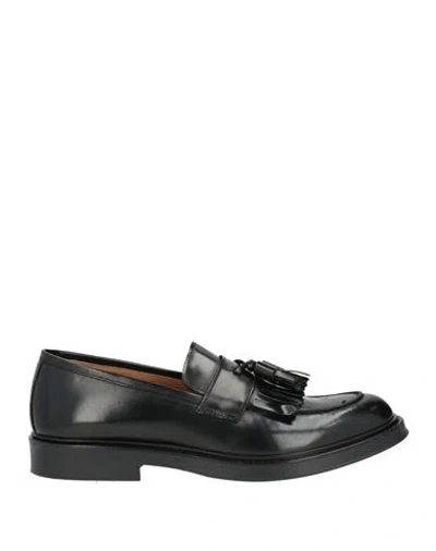 Saxone Man Loafers Black Size 10 Leather