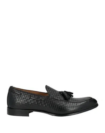 Saxone Man Loafers Black Size 10 Leather