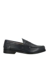 Saxone Man Loafers Midnight Blue Size 11.5 Leather