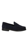 Saxone Man Loafers Navy Blue Size 7 Soft Leather