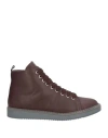 Saxone Man Sneakers Dark Brown Size 13 Leather