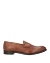Saxone Woman Loafers Tan Size 5 Leather In Brown