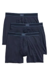 Saxx 3-pack Daytripper Boxer Briefs In Navy
