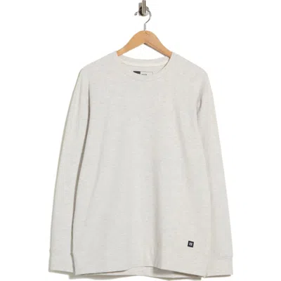 Saxx 3six Five Long Sleeve Crewneck Pajama Shirt In Steel Heather
