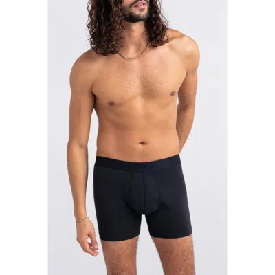 Saxx Assorted 2-pack Droptemp® Cooling Cotton Boxer Briefs In Blue