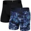 Saxx Men's Droptemp Cooling Cotton Slim Fit Boxer Briefs – 2pk In Multi