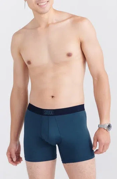 Saxx Assorted 2-pack Vibe Super Soft Boxer Briefs In Brown