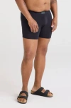 Saxx Assorted 2-pack Vibe Super Soft Boxer Briefs In Dangerous Waters/black