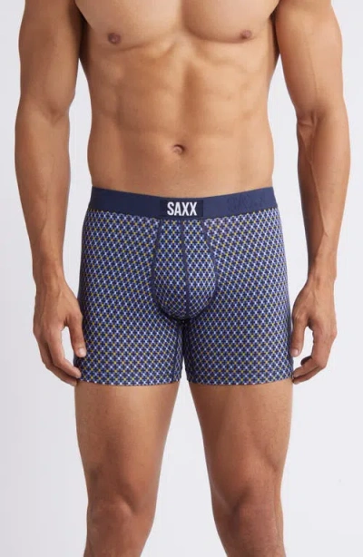 Saxx Assorted 2-pack Vibe Super Soft Boxer Briefs In Tiny Tiles/navy