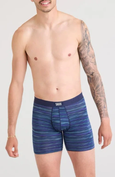 Saxx Assorted 2-pack Vibe Xtra Super Soft Boxer Briefs In Blue