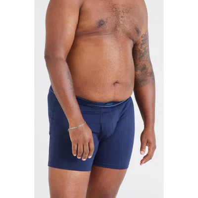 Saxx Assorted 3-pack Daytripper Performance Boxer Briefs In Blue