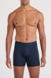 Saxx Assorted 3-pack Droptemp® Cooling Cotton Boxer Briefs In Blue