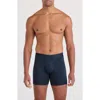 Saxx Assorted 3-pack Droptemp® Cooling Cotton Boxer Briefs In Blue