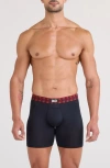 Saxx Assorted 3-pack Multi-sport Mesh Performance Boxer Briefs In Black